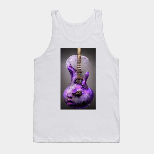 Purple Glass Guitar Tank Top by The House of Hurb